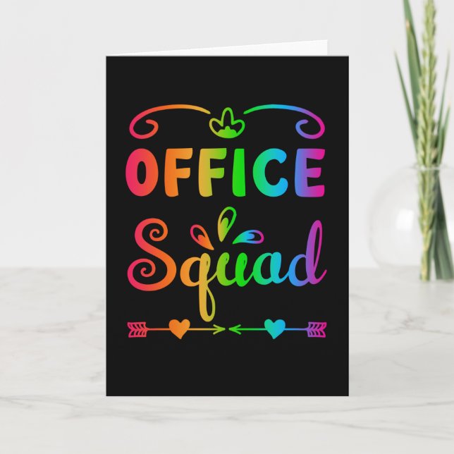 Office Squad Karte (Vorderseite)