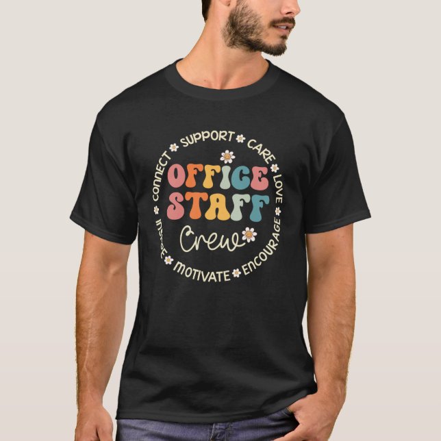 Office Staff Crew Appreciation Week Back to School T-Shirt (Vorderseite)