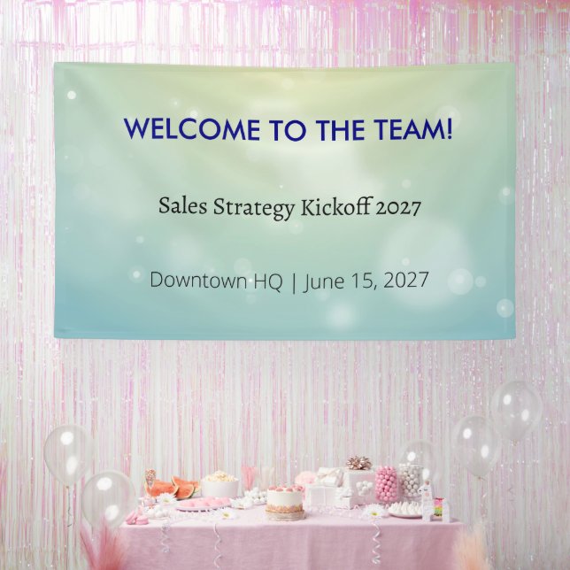 Office Vinyl Banner (Corporate Event) (Party)