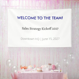 Office Vinyl Banner (Corporate Event)