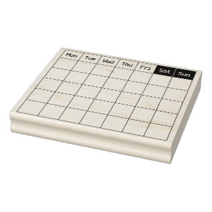 OFFICE WOCHE FÜNF ROW SELBSTINKENDE BRIEFMARKE GUMMISTEMPEL