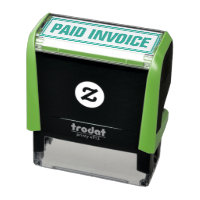 OFFICE ZAHLTE RECHNUNG SELBSTSTÄNDIGE BRIEFMARKE