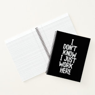 Office Zitat Funny Notizbuch