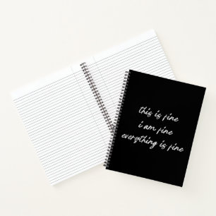 Office Zitat Funny Notizbuch
