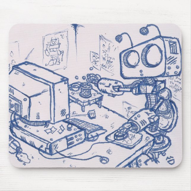 Officebot Mousemat Mousepad (Vorne)