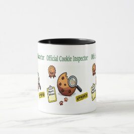 Official Cookie Inspector Mug – Funny Coffee Cup  Tasse