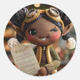  Official Elf Report  Runder Aufkleber