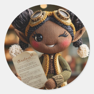  Official Elf Report  Runder Aufkleber