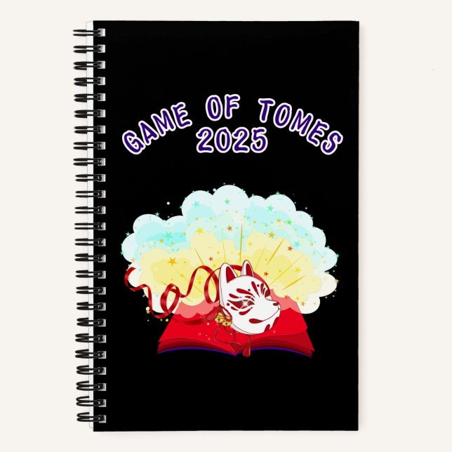Official Game of Tomes 2025 Bullet Journal Notizbuch (Vorderseite)