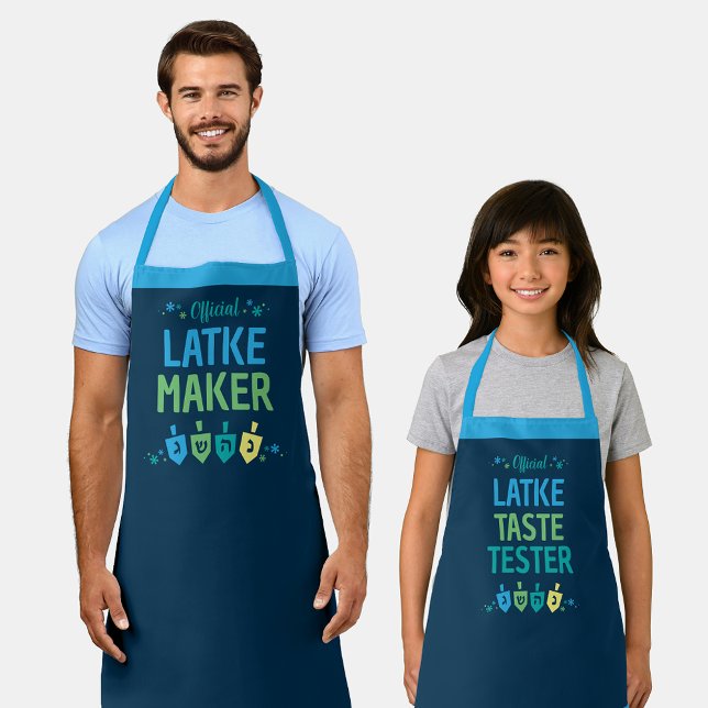 Official Latke Maker Hanukkah Apron Schürze (Von Creator hochgeladen)