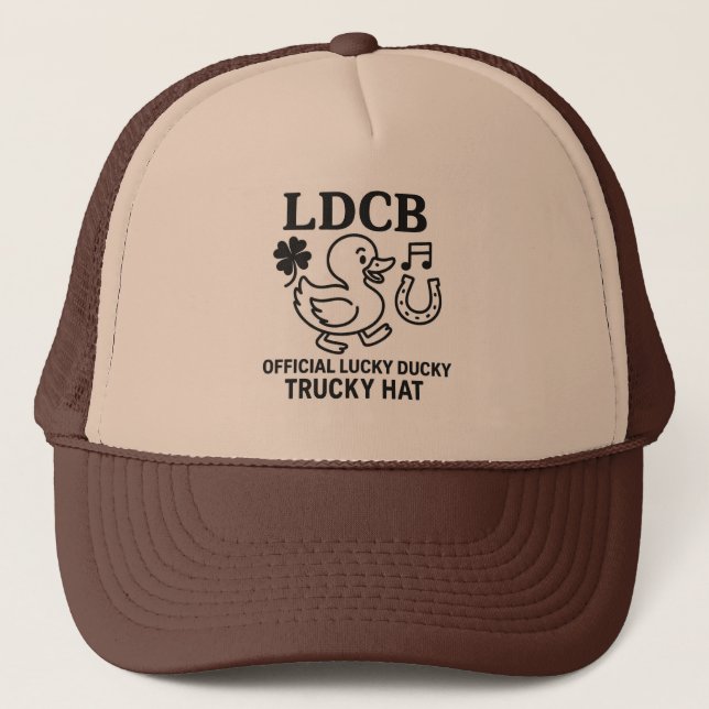 Official Lucky Ducky Trucky Hat-LDCB With Duck Truckerkappe (Vorderseite)