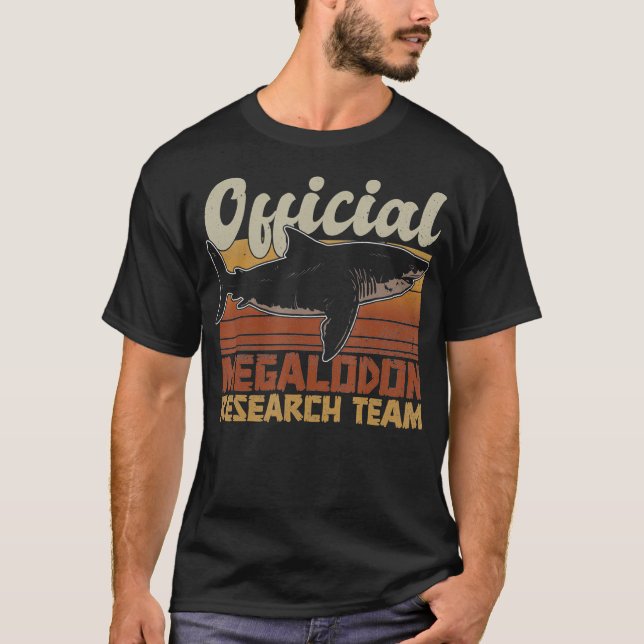 Official Megalodon Research Team  Megalodon Shark  T-Shirt (Vorderseite)