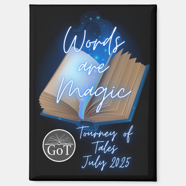 Official Tourney of Tales July 2025 Magnet (Vorderseite)