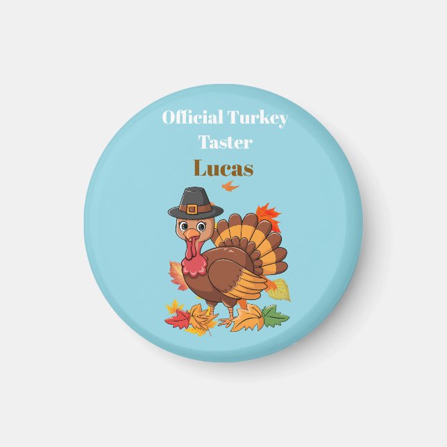 Official Turkey Taster Thanksgiving Magnet (Vorne)