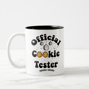 Offizial Cookie Test Cookie Lovers Christmas Zweifarbige Tasse