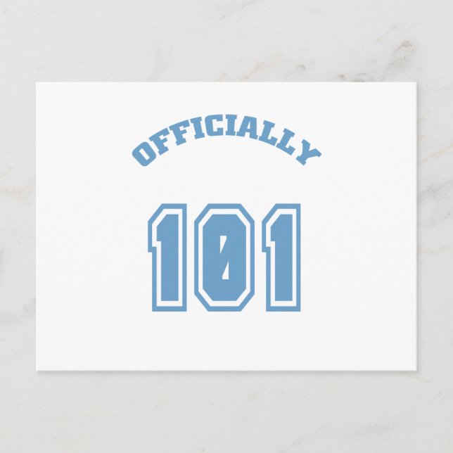 Offiziell 101 postkarte (Vorderseite)