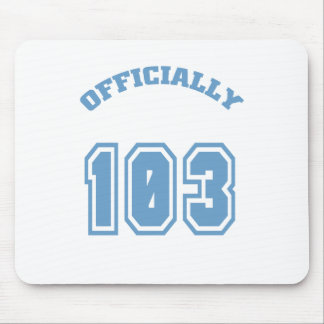 Offiziell 103 mousepad