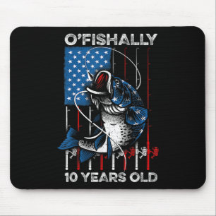 Offiziell 10 Jahre altes Shirt 10. Geburtstag Ange Mousepad