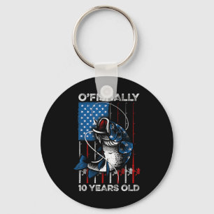 Offiziell 10 Jahre altes Shirt 10. Geburtstag Ange Schlüsselanhänger