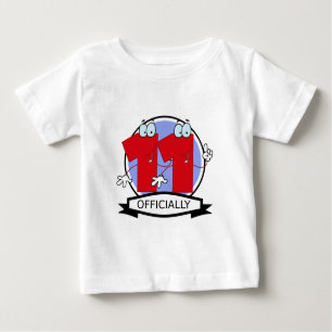 Offiziell 11 Geburtstagsbanner Baby T-shirt