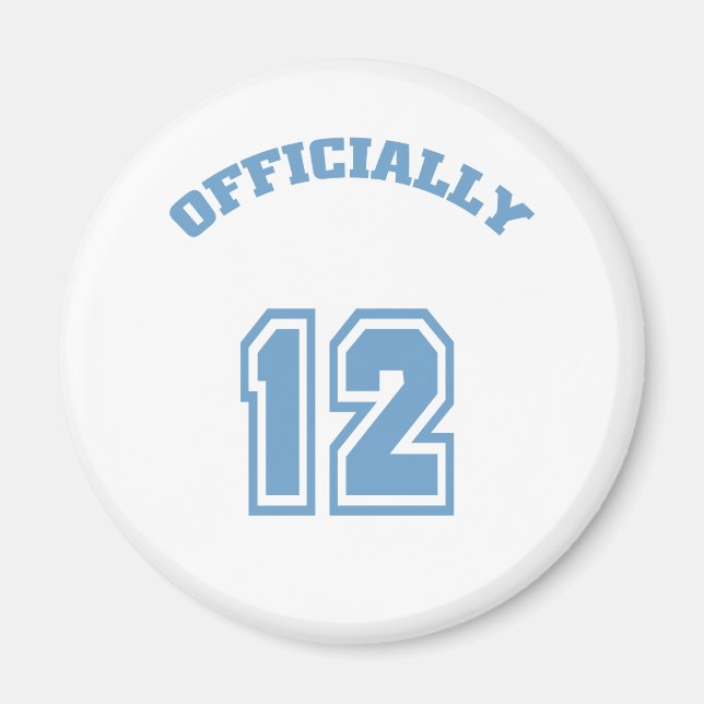 Offiziell 12 magnet (Vorne)
