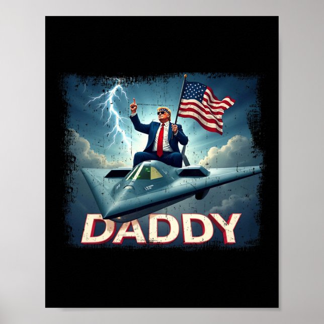 Offiziell 2025 Trump Daddy 1  Poster (Vorne)