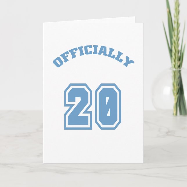 Offiziell 20 karte (Vorderseite)