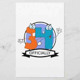 Offiziell 34 Geburtstagsbanner