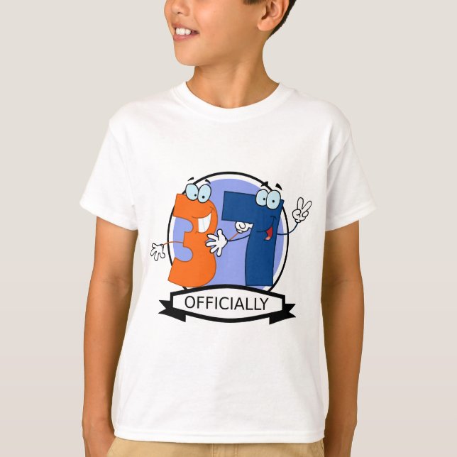 Offiziell 37 Geburtstagsbanner T-Shirt (Vorderseite)