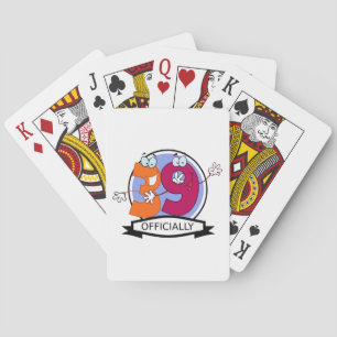 Offiziell 39 Geburtstagsbanner Spielkarten