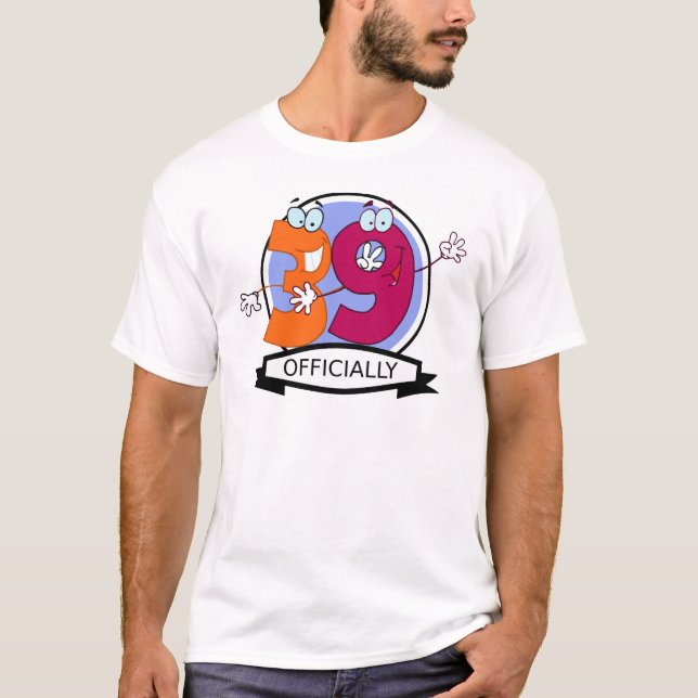 Offiziell 39 Geburtstagsbanner T-Shirt (Vorderseite)