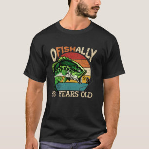Offiziell 58 Jahre alte Fischerei-Geburtstag-Thema T-Shirt