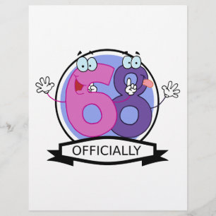 Offiziell 68 Geburtstagsbanner.