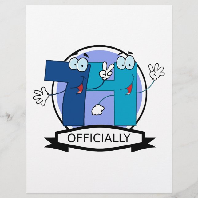 Offiziell 74 Geburtstagsbanner (Vorderseite)