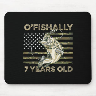 Offiziell 7 Jahre altes Shirt 7. Geburtstag Us Fla Mousepad