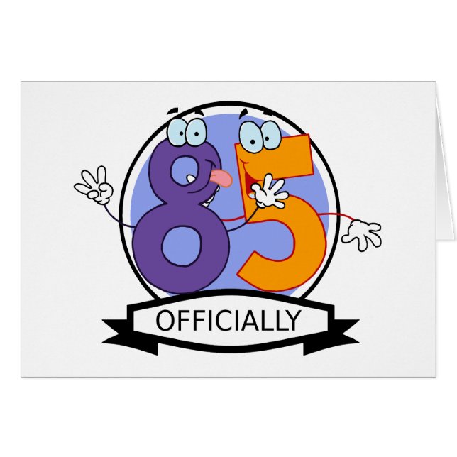 Offiziell 85 Geburtstagsbanner (Vorderseite (Horizontal))