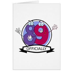 Offiziell 89 Geburtstagsbanner