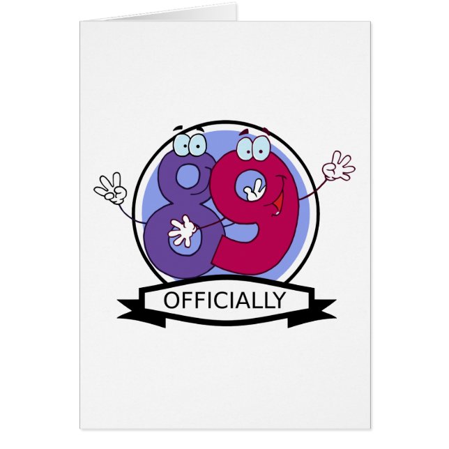 Offiziell 89 Geburtstagsbanner (Vorne)