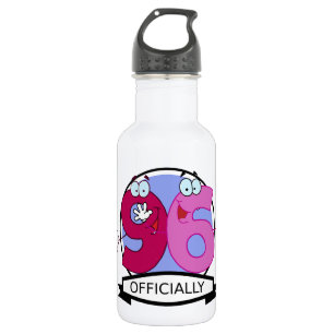 Offiziell 96 Geburtstagsbanner Trinkflasche