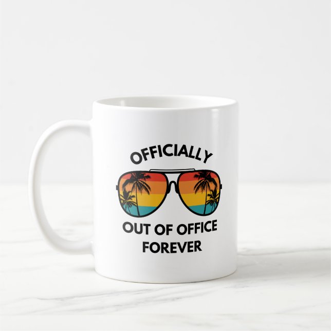 Offiziell außer Betrieb Kaffeetasse (Links)