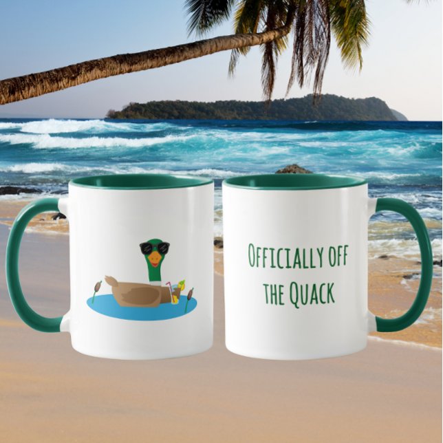 Offiziell außer Quack  Tasse (Von Creator hochgeladen)