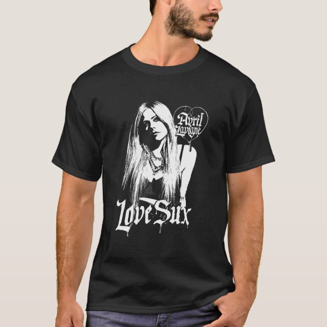 Offiziell Avril Lavigne Liebe Sux T-Shirt (Vorderseite)