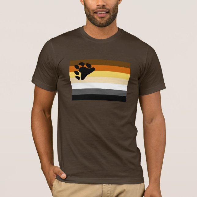 OFFIZIELL BEAR PRIDE FLAG T-Shirt (Vorderseite)
