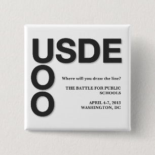 Offiziell besetzen Sie quadratischen Knopf 2,0 Button