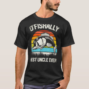 Offiziell Bester Onkel Aller Zeiten Spaß am Angeln T-Shirt