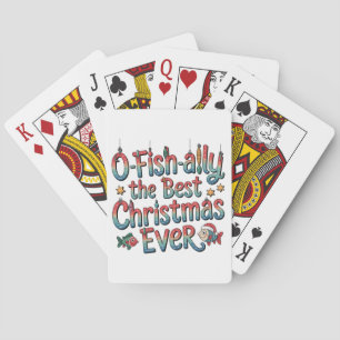 Offiziell Bestes Weihnachten Aller Zeiten Angeln W Spielkarten