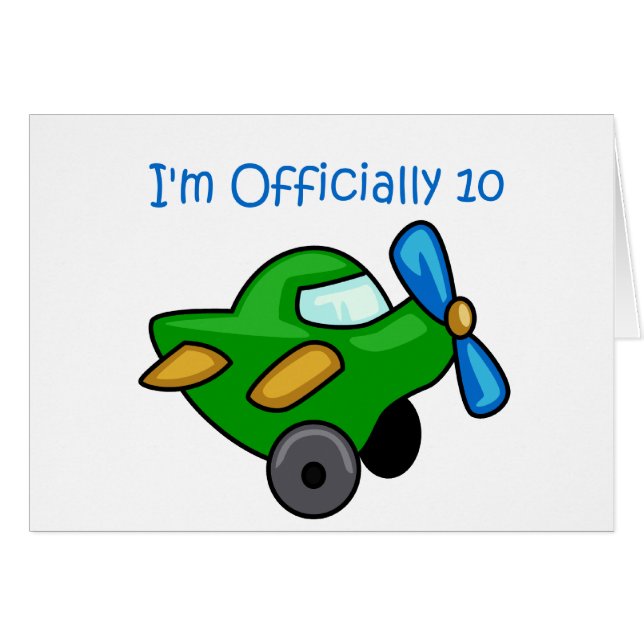 Offiziell bin ich 10, Jet Flugzeug (Vorderseite (Horizontal))
