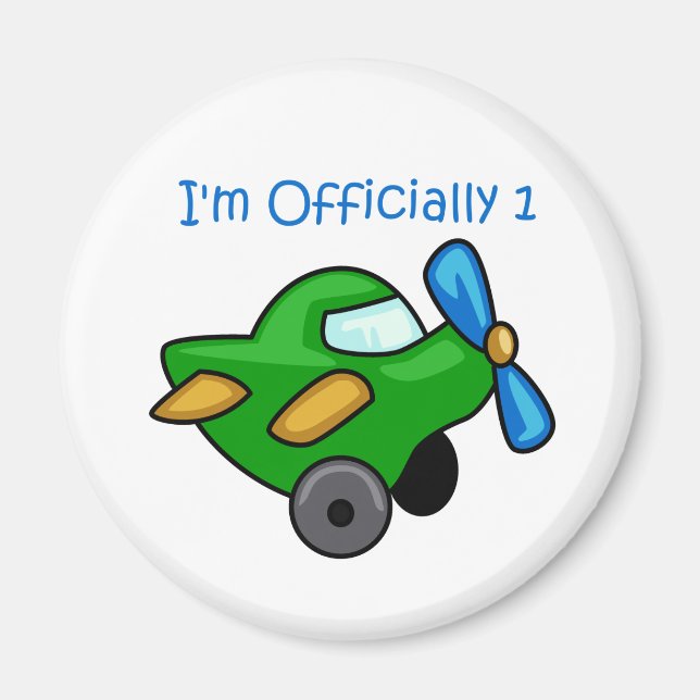 Offiziell bin ich 1, Jet Flugzeug Magnet (Vorne)