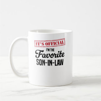 Offiziell bin ich der Lieblingsschwiegersohn Kaffeetasse