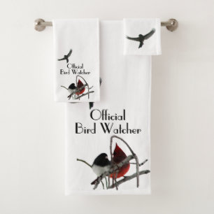 Offiziell Bird Watcher Badhandtuch Set